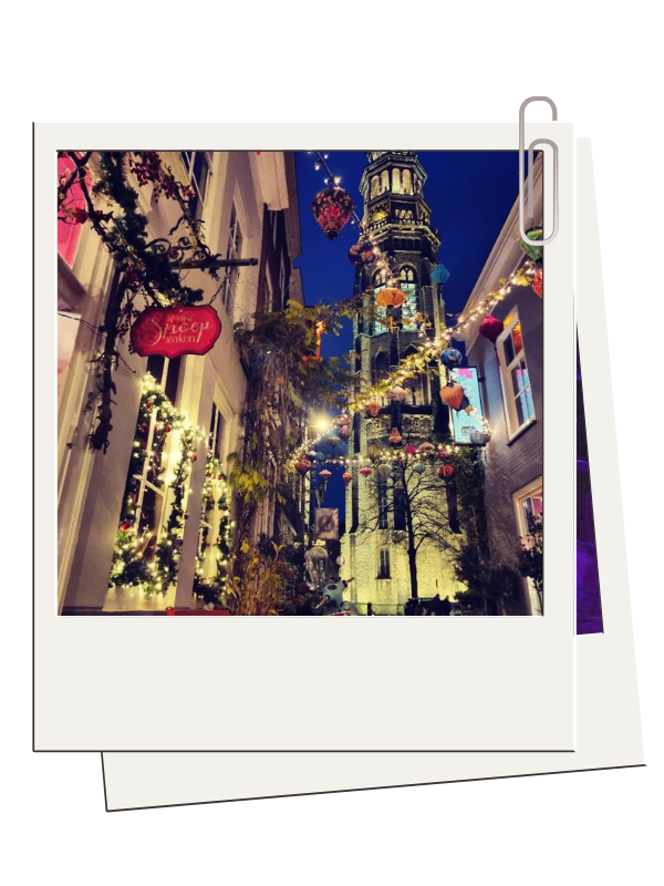 Familie spel met kerstmis