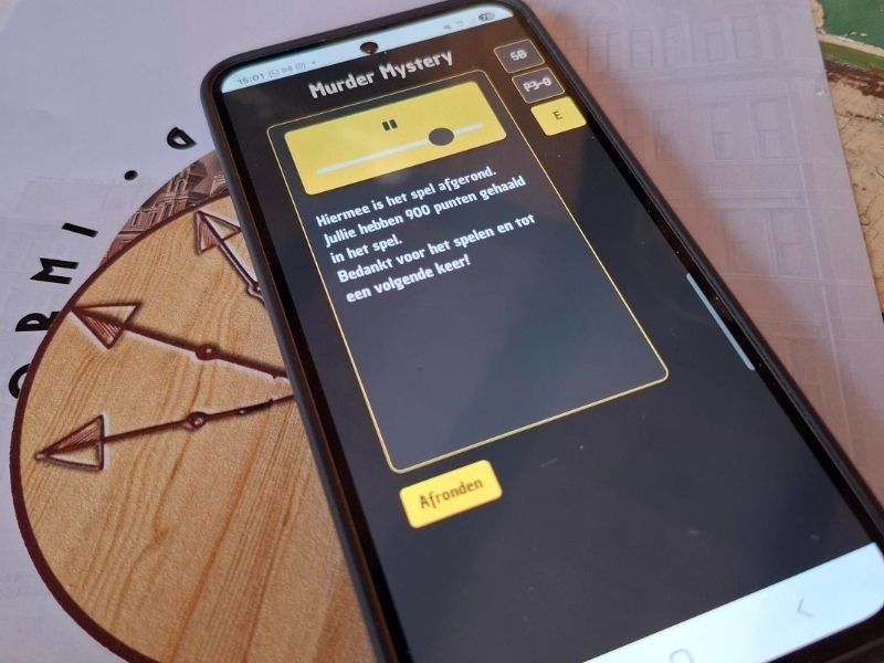 Moordspel overal te spelen geschikt voor iedereen