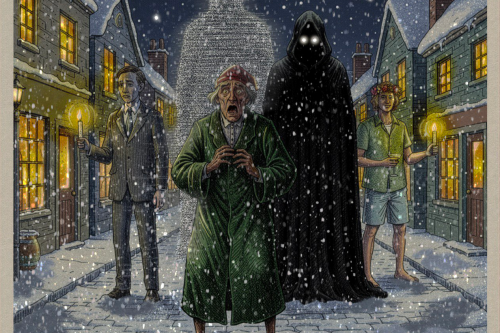 Scrooge Escape game met kerst