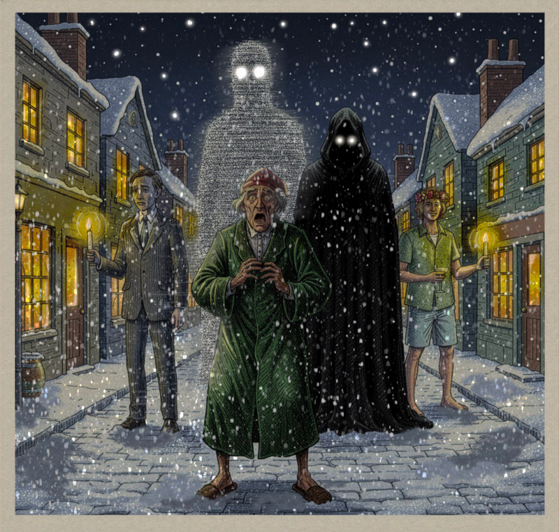 Scrooge Escape game Scrooge Escape game met kerst