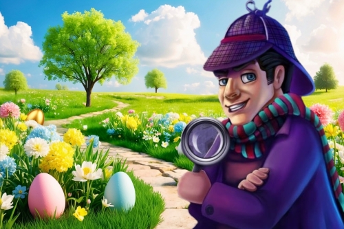 Paaseieren zoeken