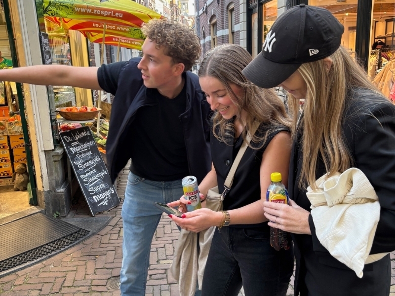 Citygame met vrienden in Amsterdam