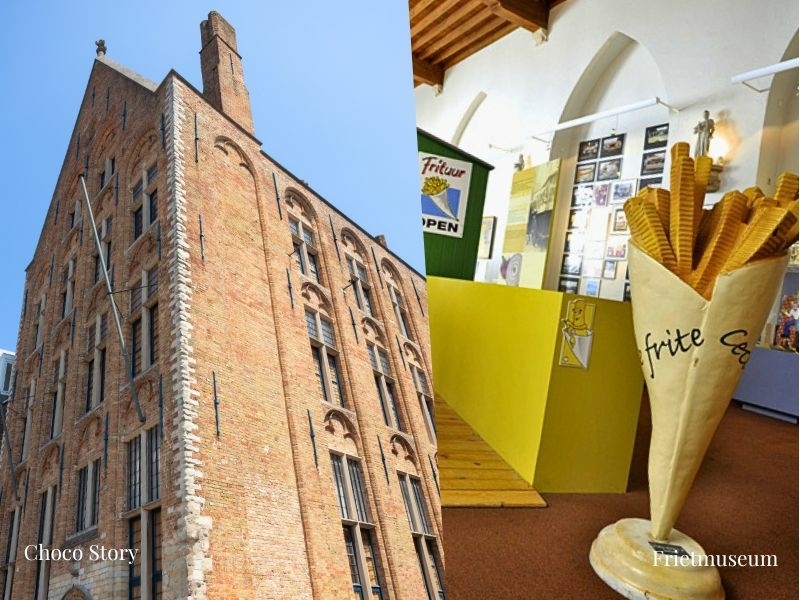 Choco factory en Frietmuseum Brugge Musea in Brugge