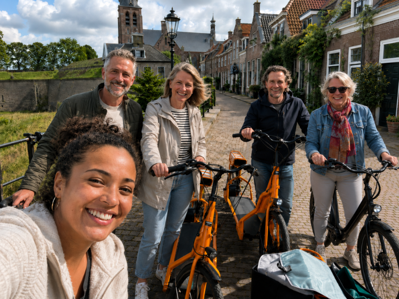 escape tocht op de fiets in 't Gooi