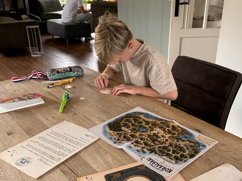 Escape spel aan tafel