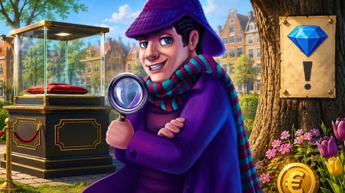 Kinderversie citygame Sherlock