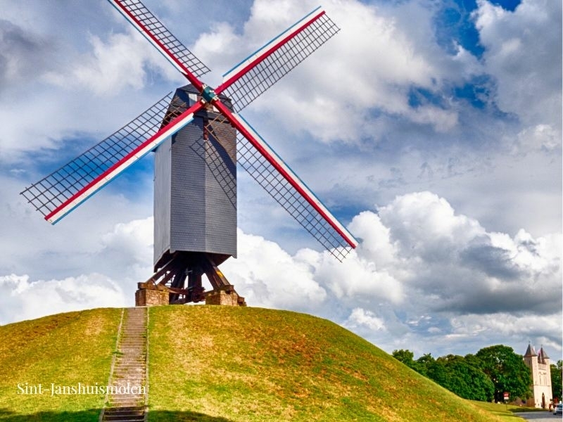 Sint-Janshuismolen in Brugge Wandel langs de molens van Brugge