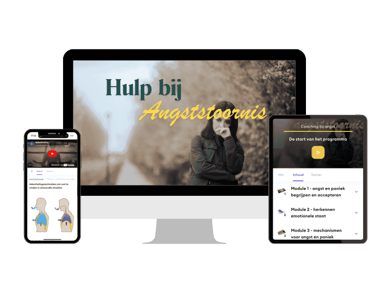 Online angststoornisprogramma van Coaching by Koman