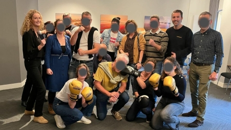 Boksen als teambuilding
