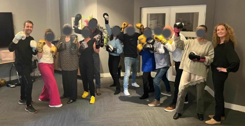 Leiderschap onder druk met boksen