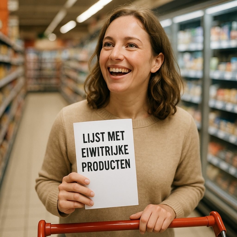 Lijst met eiwitrijke producten