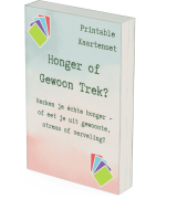 Ik eet slecht als ik me ook slecht voel
