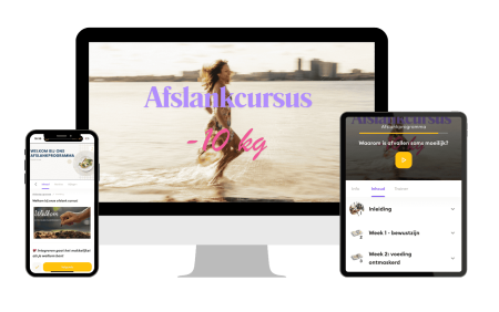 Een programma waar je afvalt en leert om niet meer aan te komen in gewicht