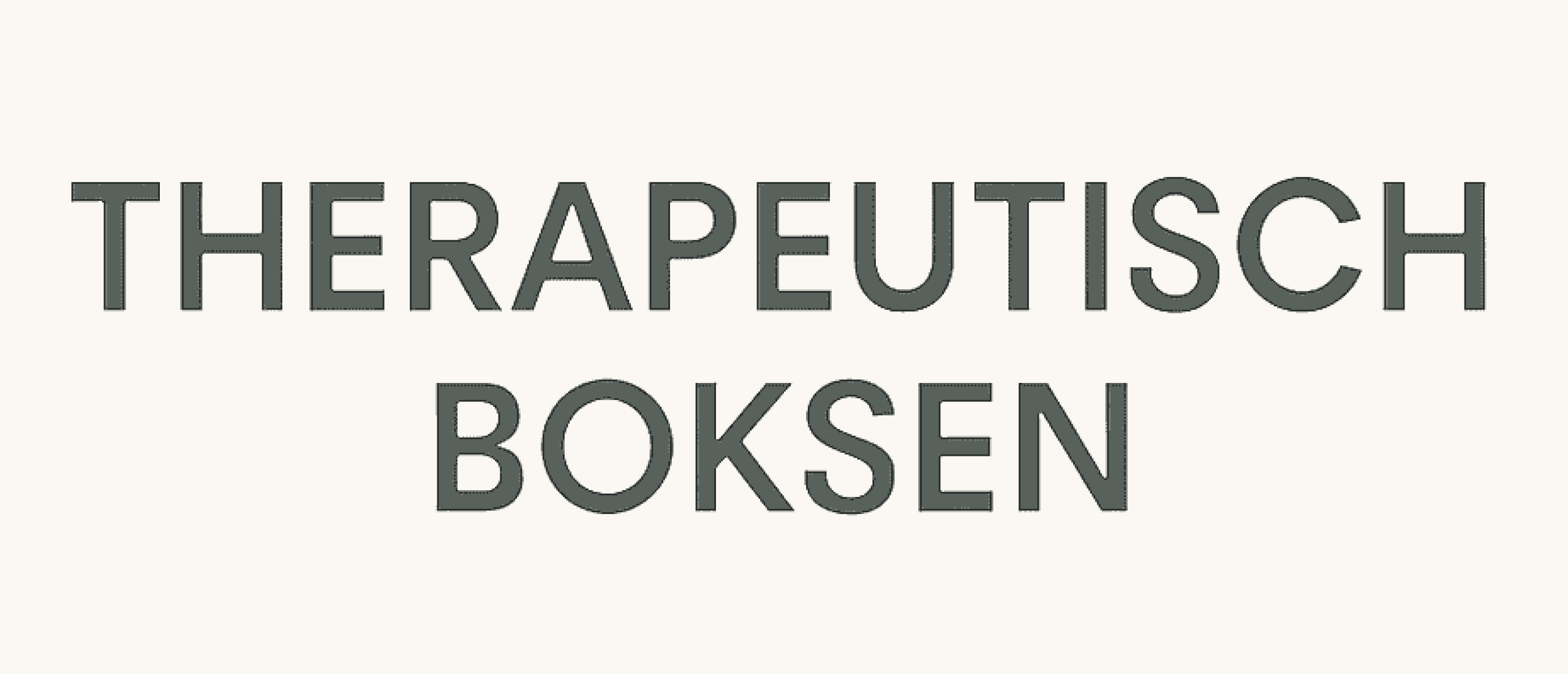 Therapeutisch boksen Therapeutisch boksen
