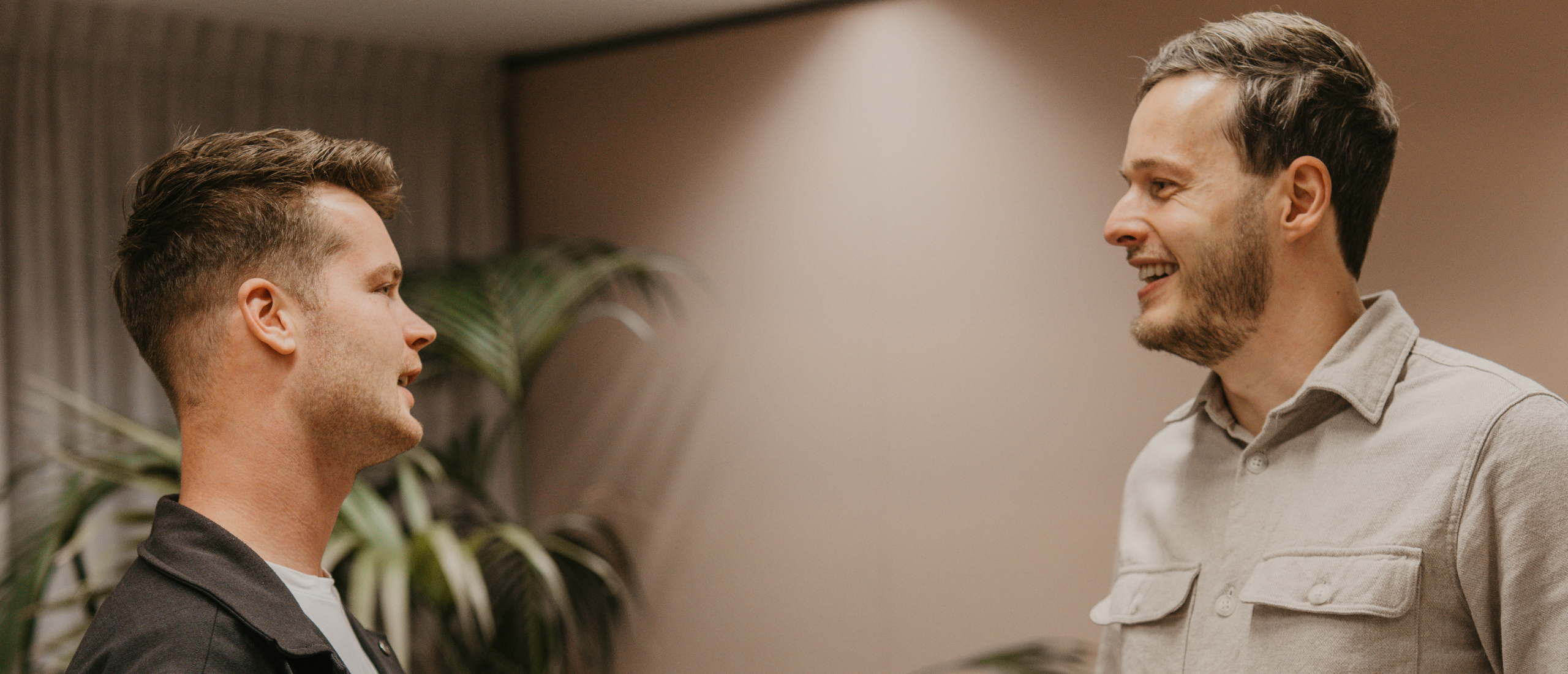 Communicatiehelden voer een gesprek