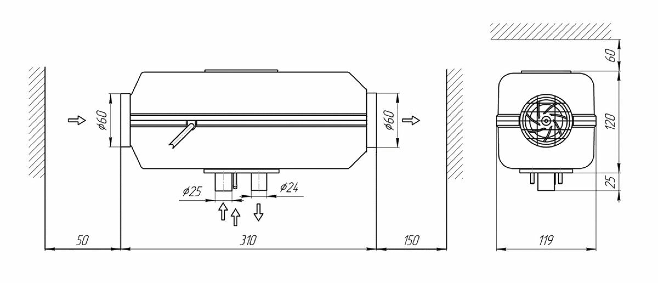 autoterm air 2d afmetingen