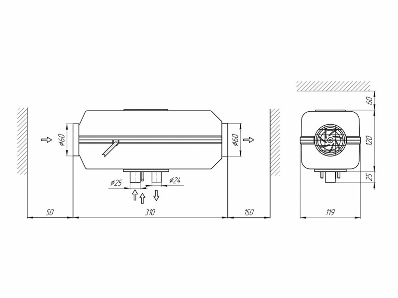 autoterm air 2d afmetingen