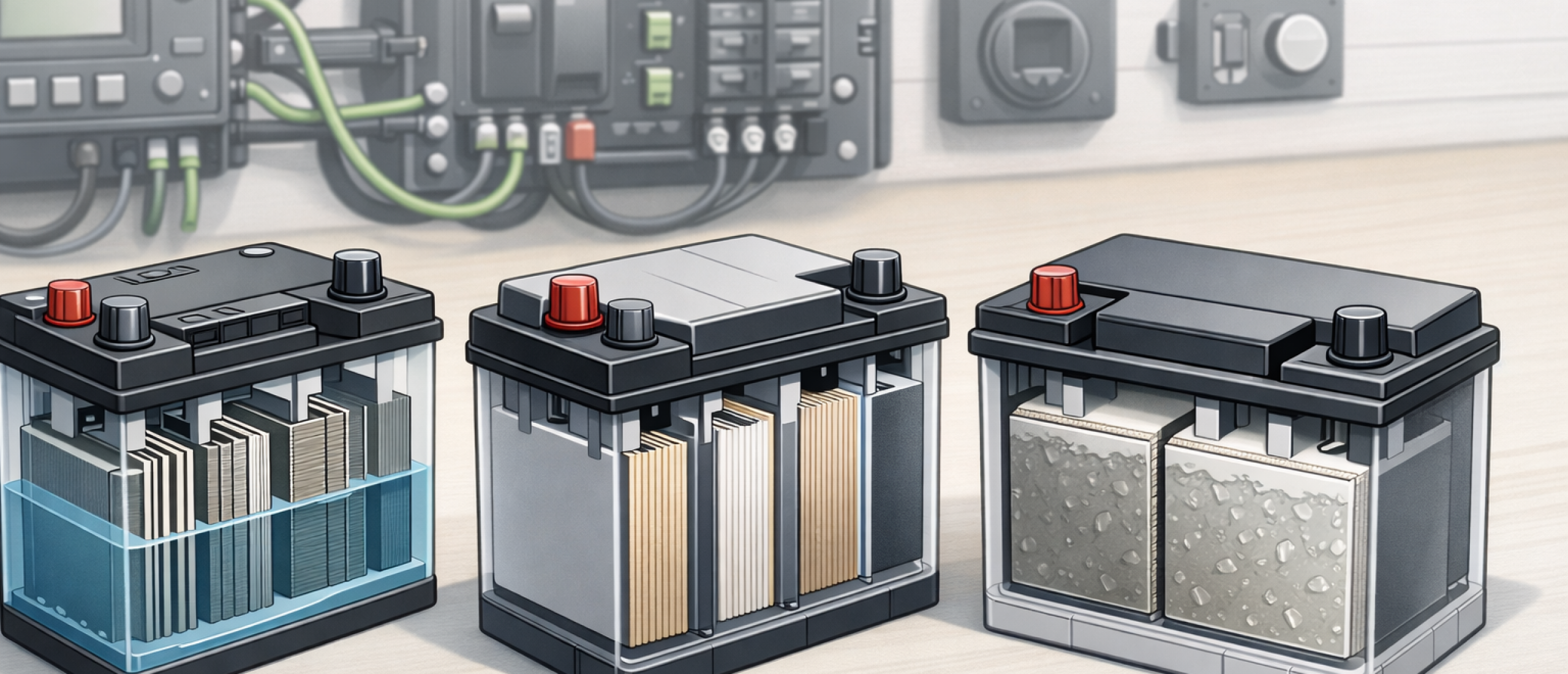 soorten loodzuurbatterijen