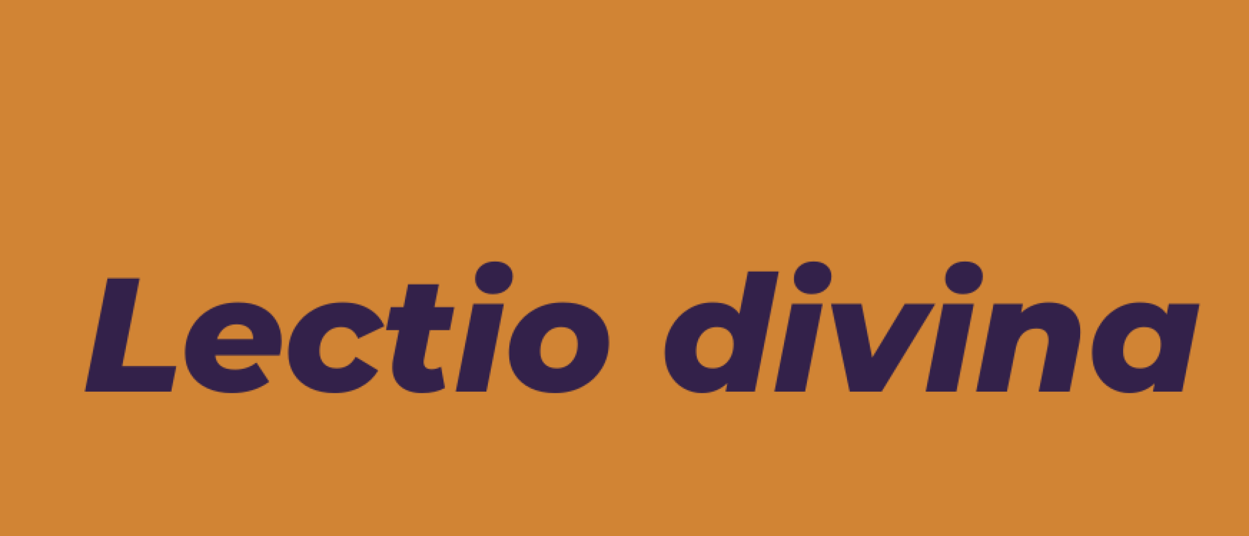 Lectio Divina - voorbij kennis