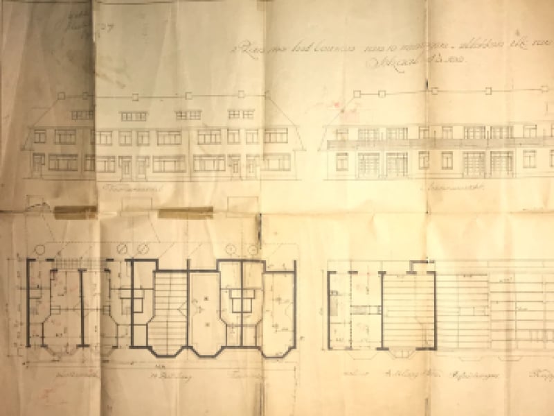 Originele bouwtekening woning opvragen