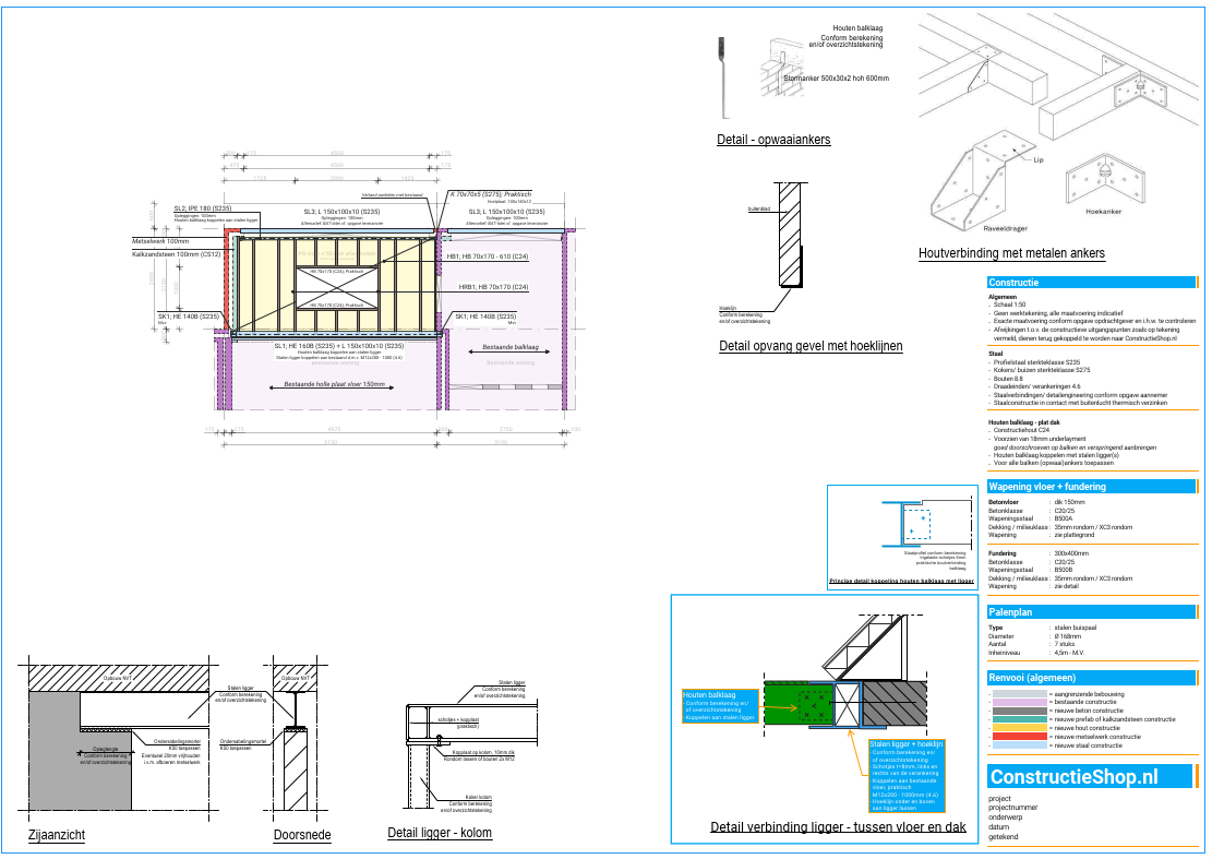 Constructieberekening aanbouw