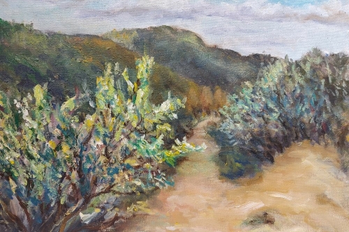 Paadje in duinen Castricum door Anneke Dekkers