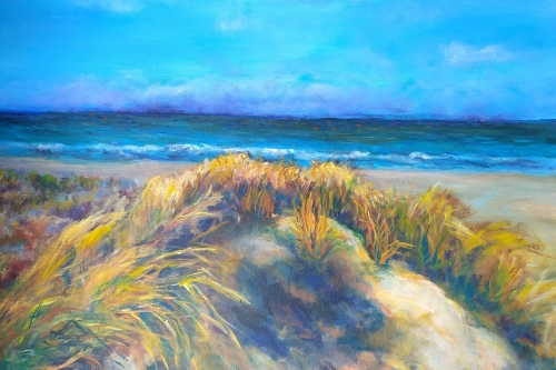Anneke Dekkers Texel duin impressionistisch