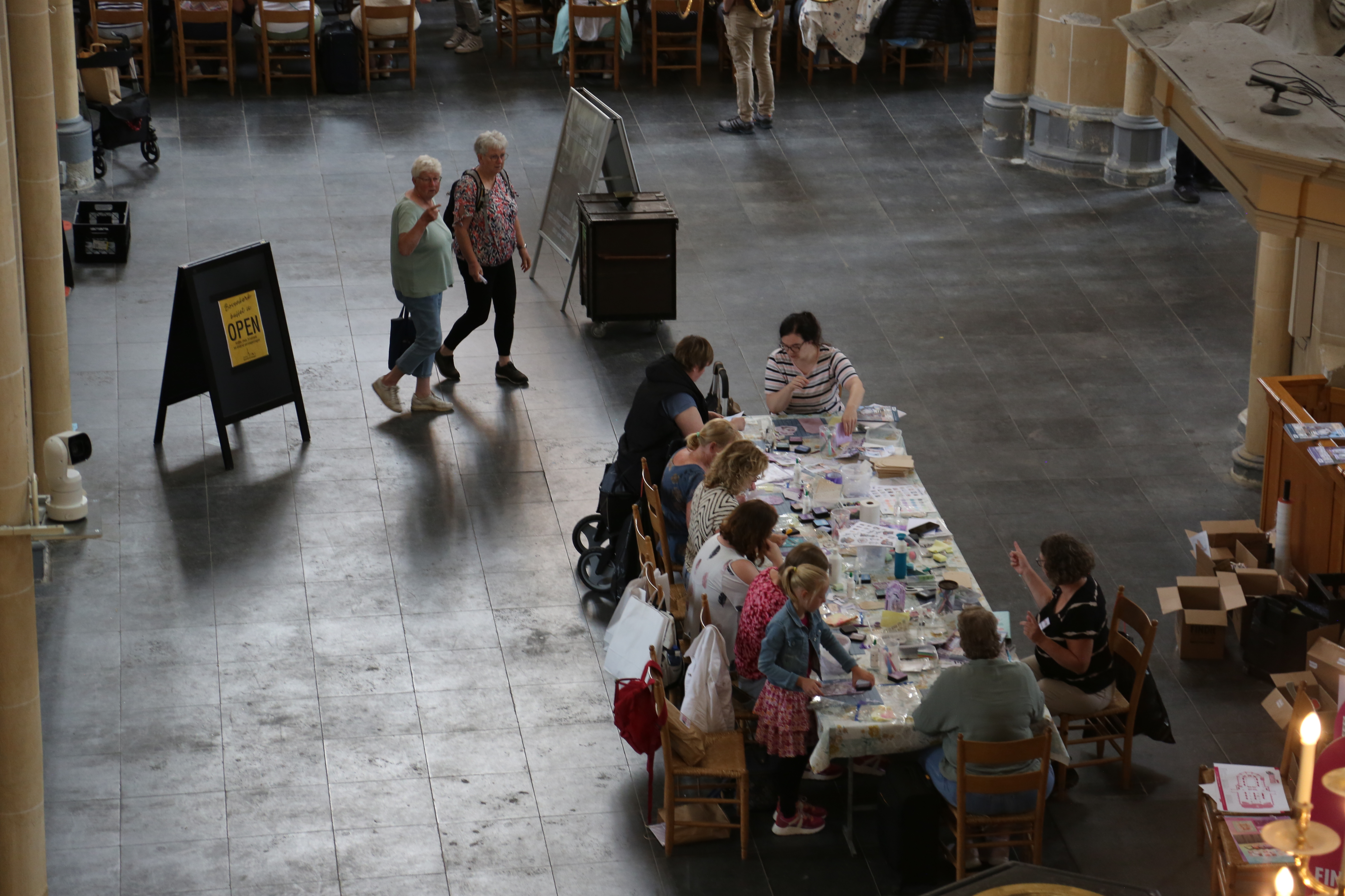 Workshoptafel met deelnemers