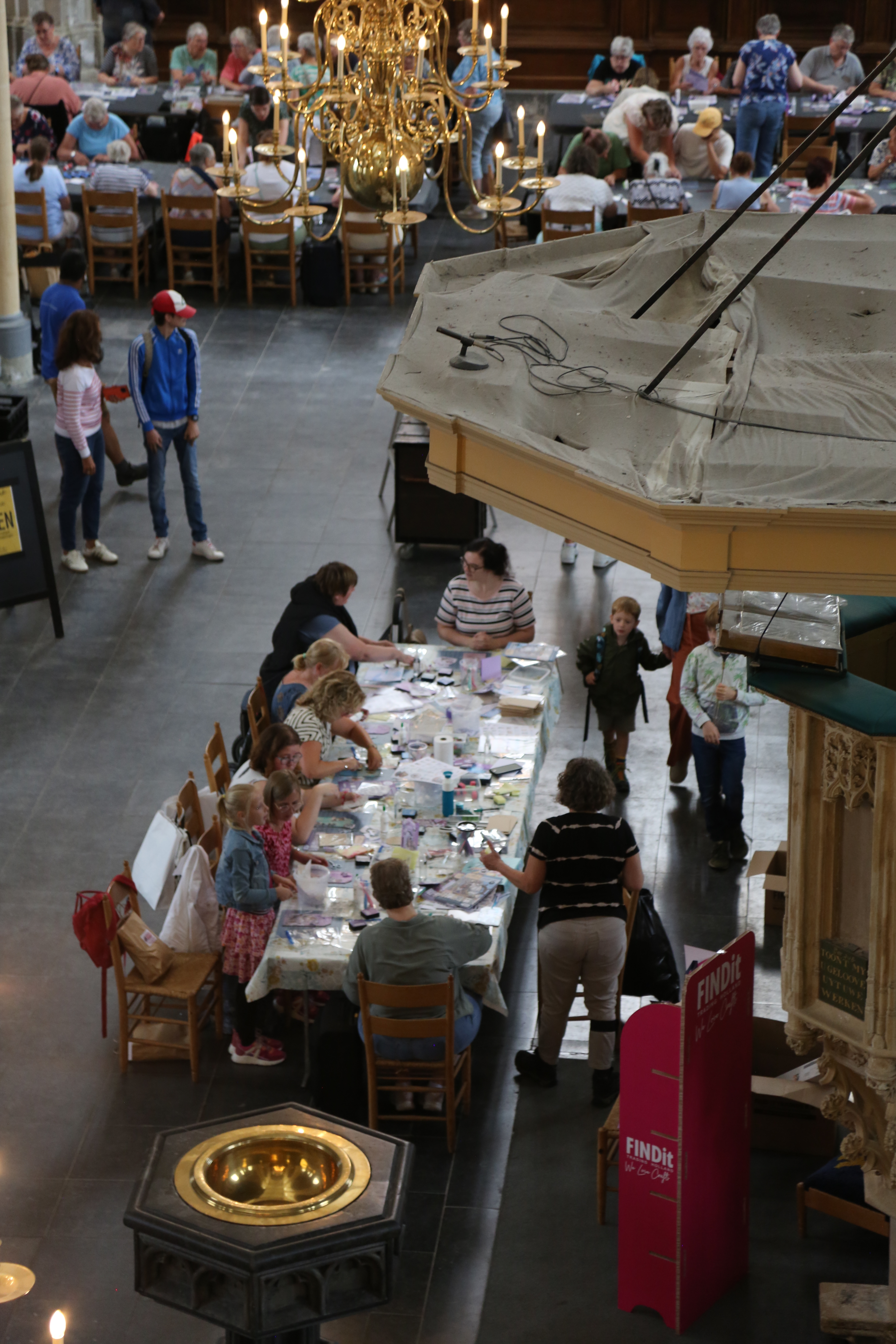 Deelnemers tijdens een workshop in Kampen