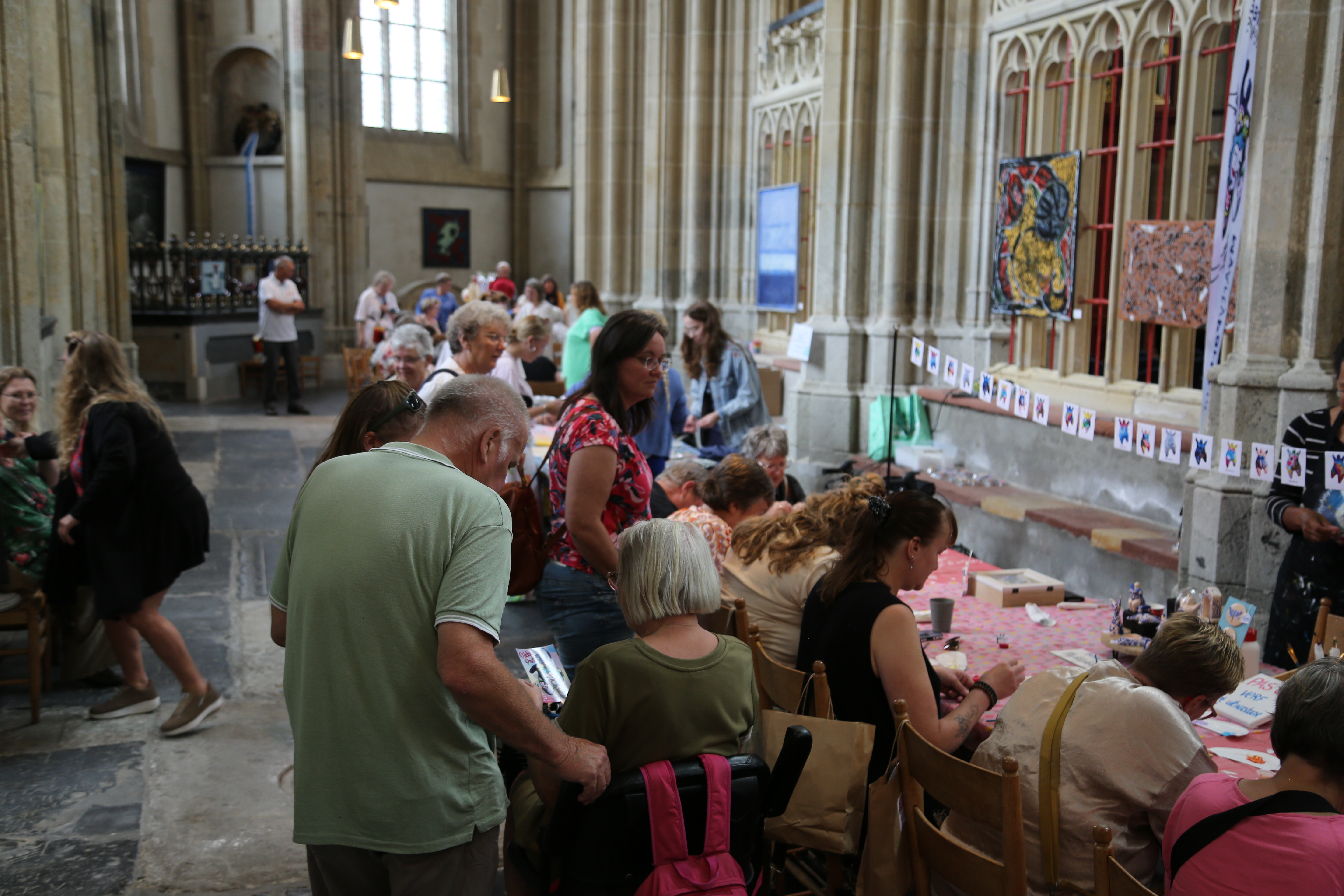 Workshopmoment in de Bovenkerk