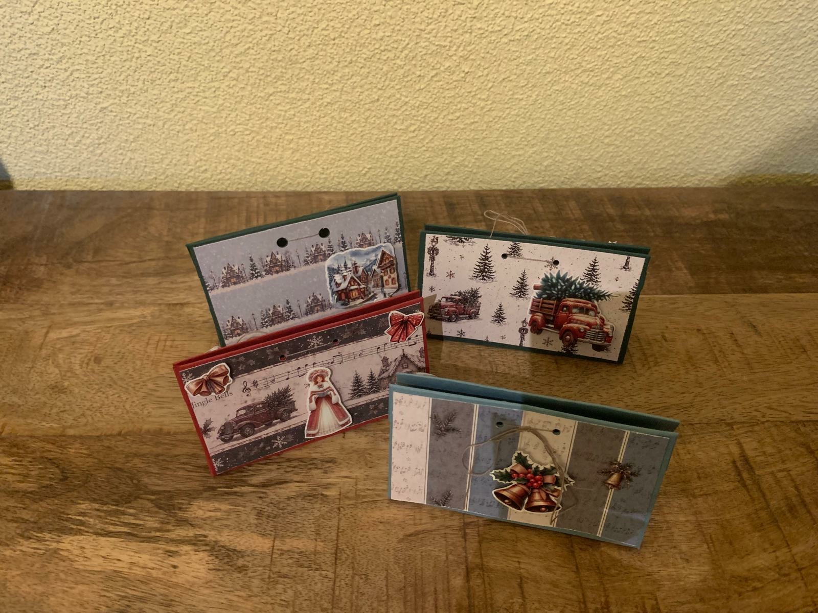 Victorian Christmas Tales cadeautasje workshop tijdens CreaSpektakel