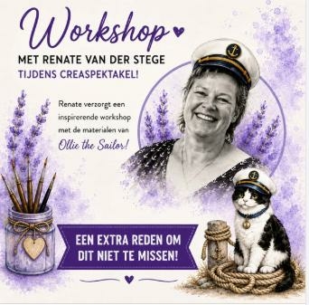 Renate tijdens CreaSpektakel