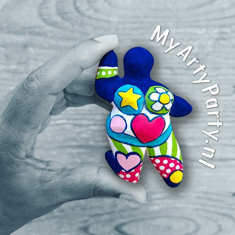 Workshop Mini dikke dame beschilderen