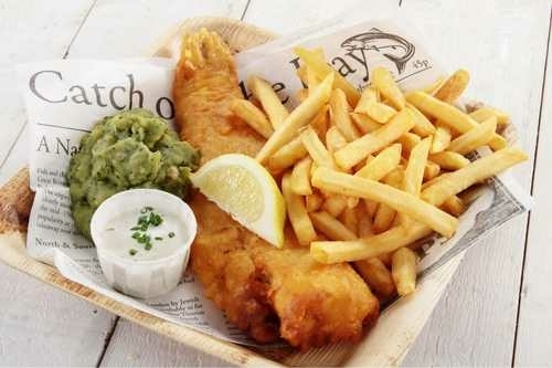 vissers lunch op texel
