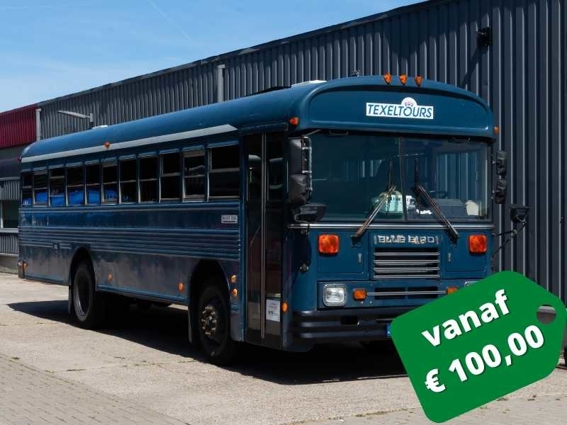 Amerikaanse schoolbus texel