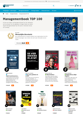 Managementboek top 5 in top 100 Boek High Heels High Impact