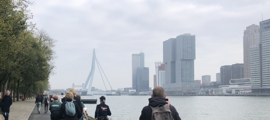 Maastunnelloop Rotterdam powerwalken