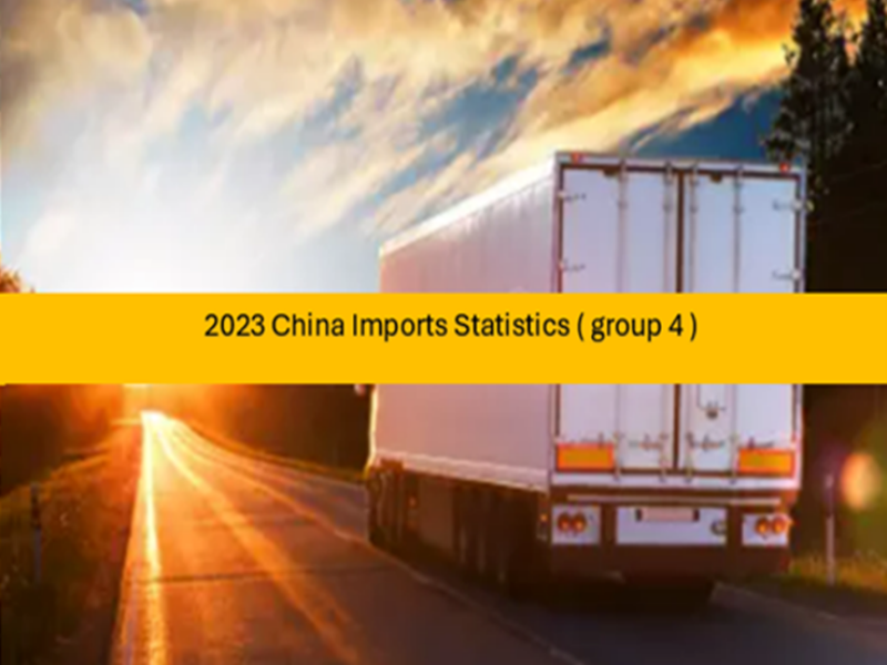 2023 China Imports Statistics ( group 4 )