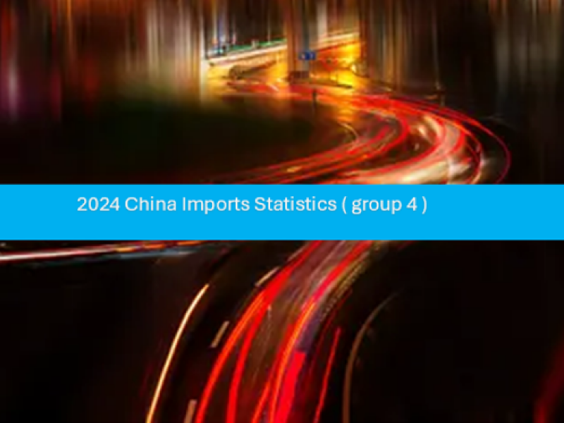 China Imports Statistics 2024 (group -4)