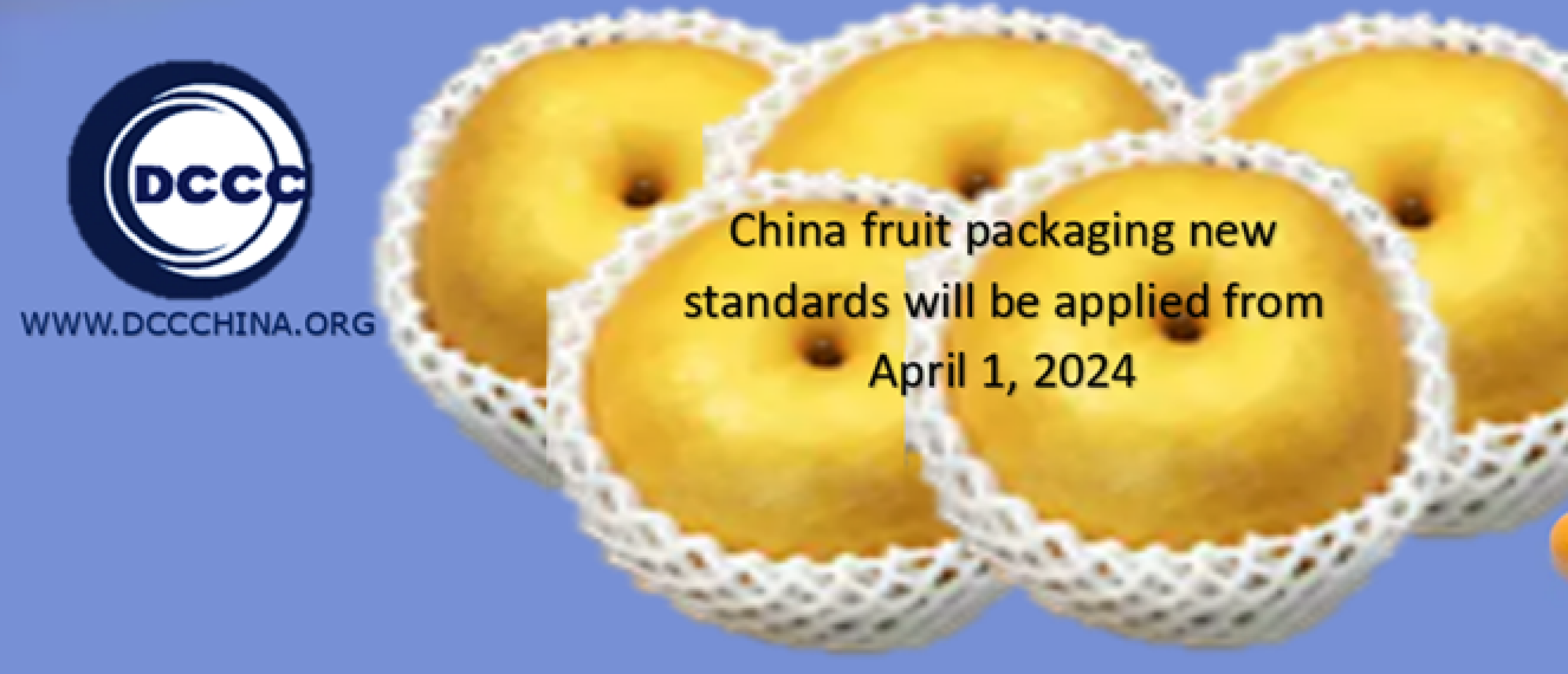 China announces fruit packaging new standards - applied from April 1, 2024