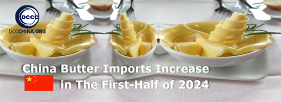 China Butter Imports Increase in The First-Half of 2024