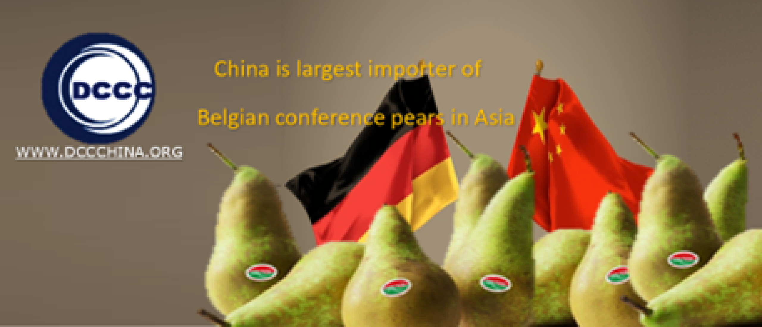 China is largest importer of Belgian conference pears in Asia