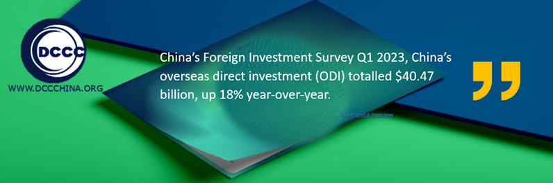 China outbound investment of Q1 2023 highlights