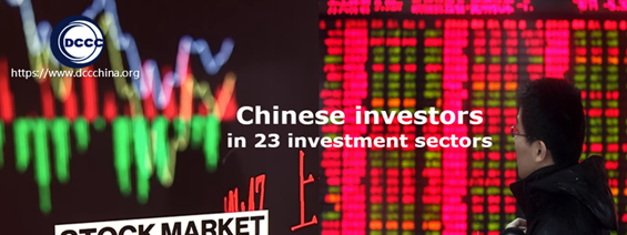 Chinese investors in 23 investment sectors