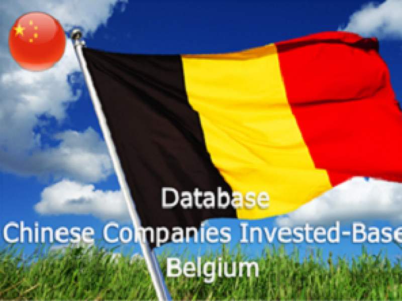 Database Chinese companies invested-based in Belgium