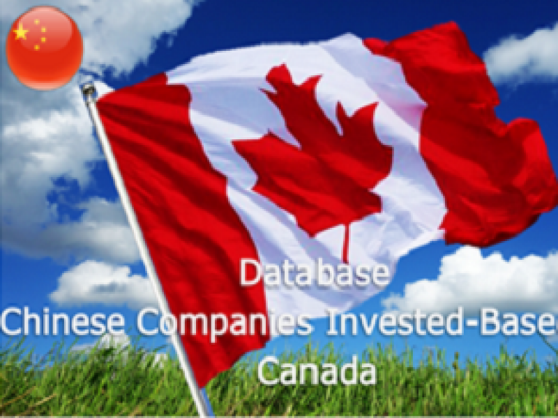 Database Chinese companies invested-based in Canada