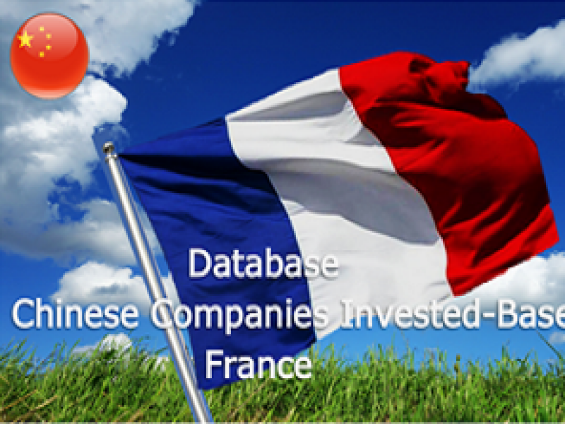 Database Chinese companies invested-based in France