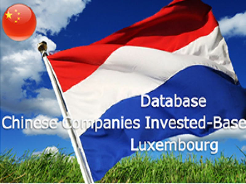 Database Chinese companies invested-based in Luxembourg