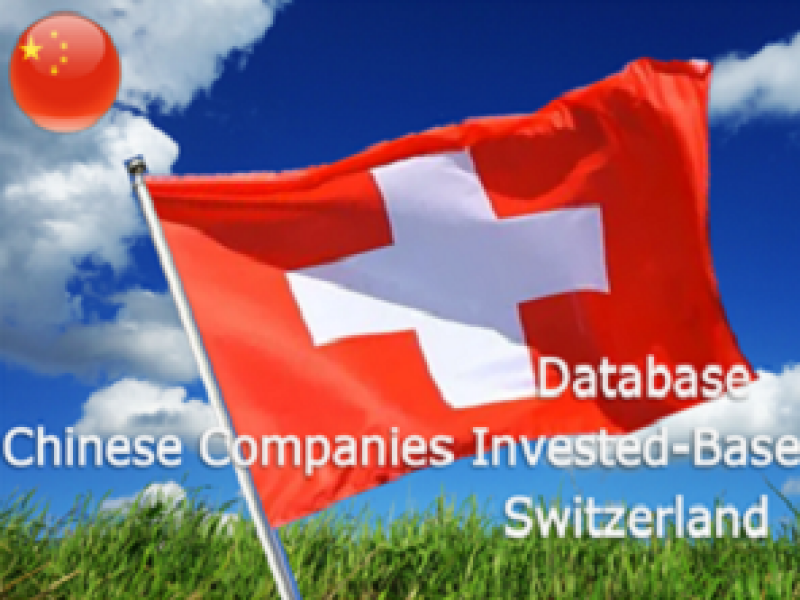 Database Chinese companies invested-based in Switzerland