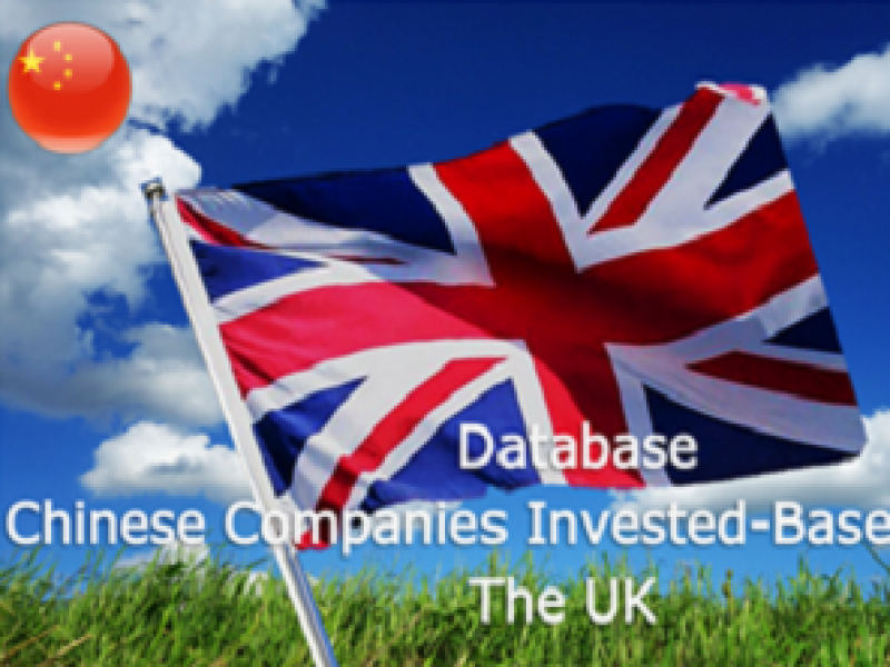 Database Chinese companies invested-based in the UK